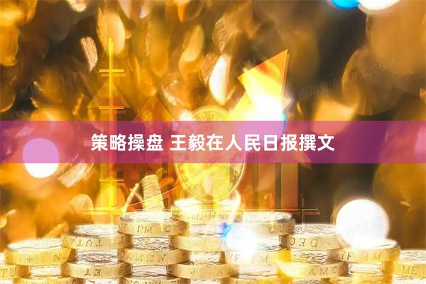 策略操盘 王毅在人民日报撰文