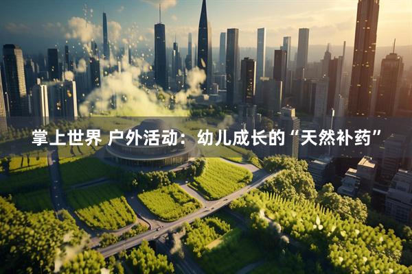 掌上世界 户外活动：幼儿成长的“天然补药”